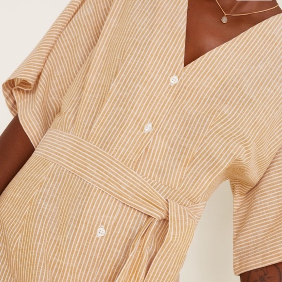 NEW Mango Linen Dress - Picture 5 of 8